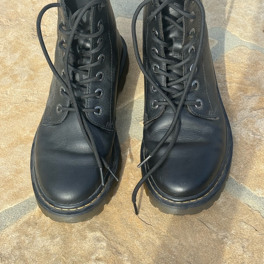 Dr. Martens Luana Black Lace-Up Boots - Picture 6 of 7